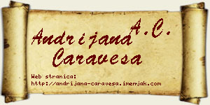 Andrijana Čaraveša vizit kartica